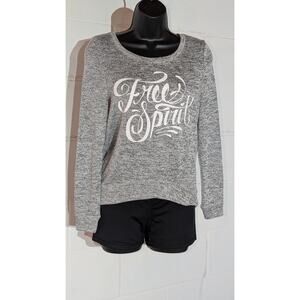 Fifth Sun Gray 'Free Spirit' Blouse
